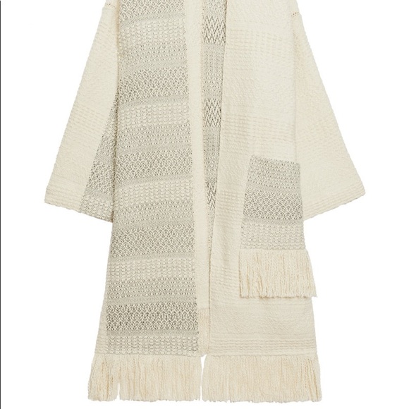 Rodebjer Chorillos Woven Knit Jacket Shawl M/L New - Picture 5 of 7